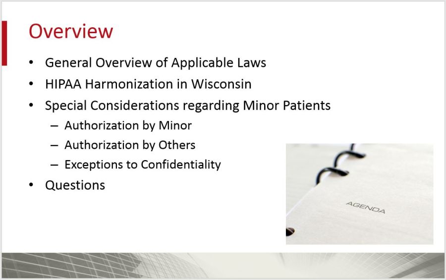 Legal Confidentiality Requirements For Medical Records of Minors